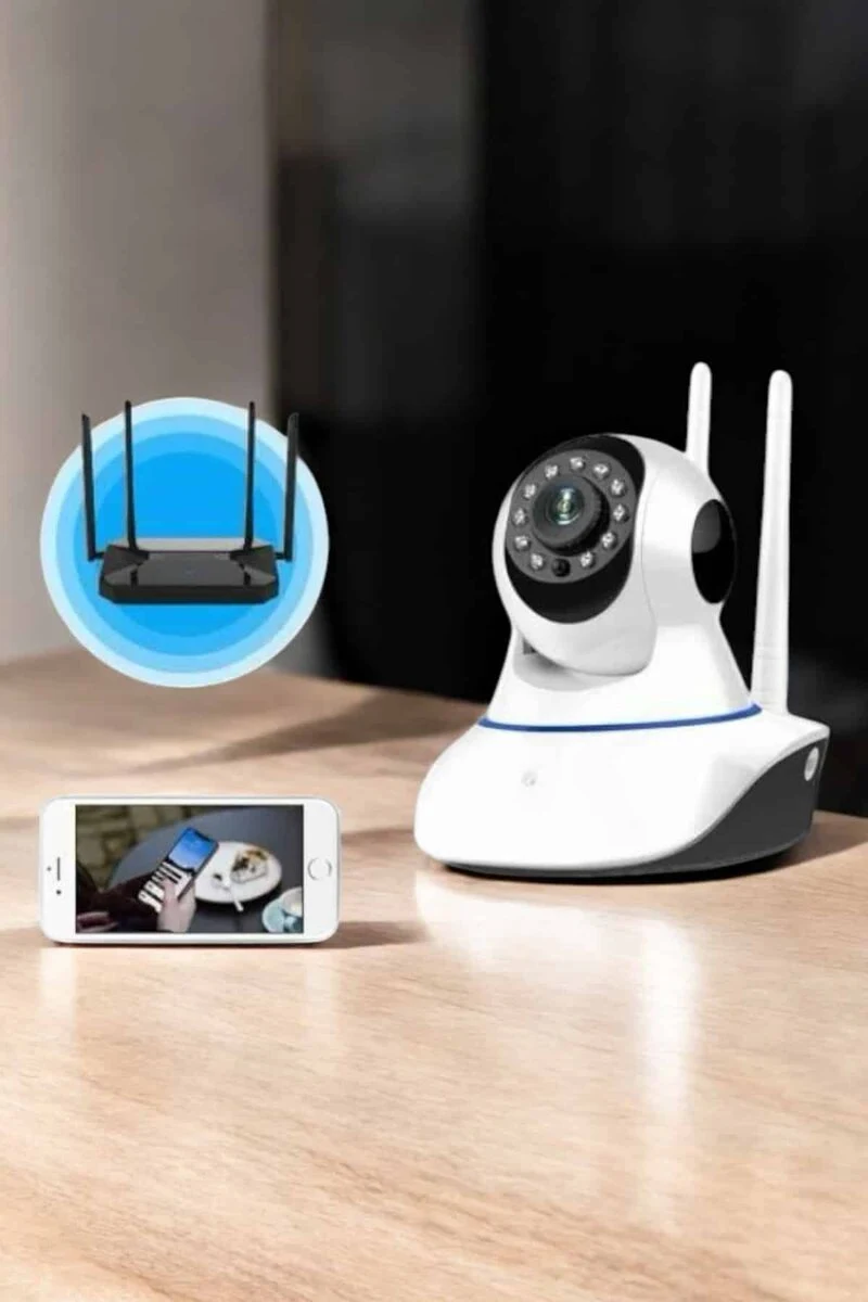 Ev Kamerası Wifi Kamerası Video Kayıt Çift Yönlü Hareket Sensörü Bebek