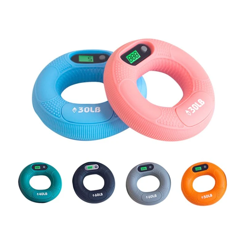 Sayaçlı El Güçlendirme Halkası - Akıllı Egzersiz Aleti - 30 LB
