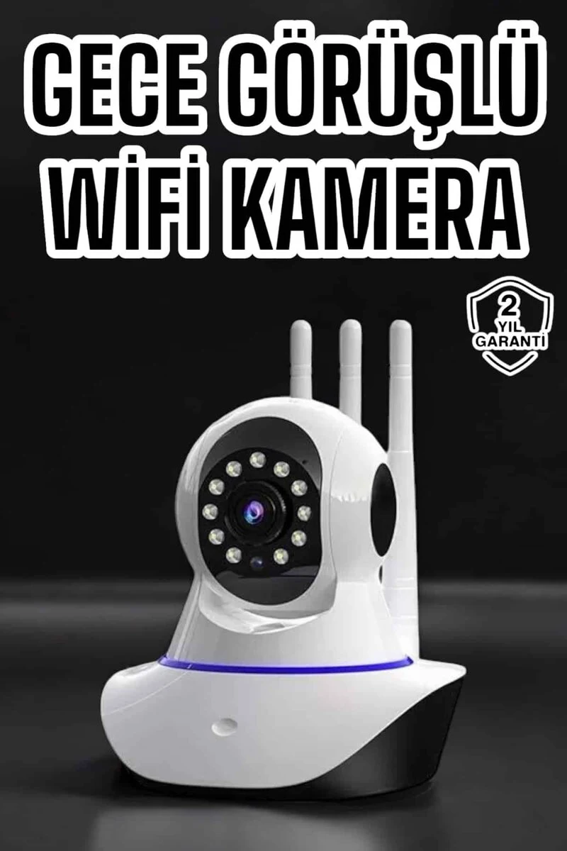 Ev Kamerası Wifi Kamerası Video Kayıt Çift Yönlü Hareket Sensörü Bebek