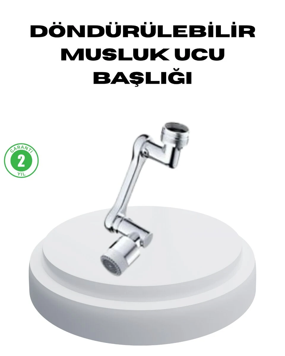 Dönebilir Musluk Başlığı – Lavabo Temizliği ve El-Yüz Yıkamada Maksimum Rahatlık