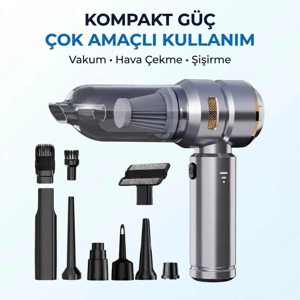 ST-6659 Plus Kablosuz El Süpürgesi & Hava Üfleme (2'si 1 Arada)