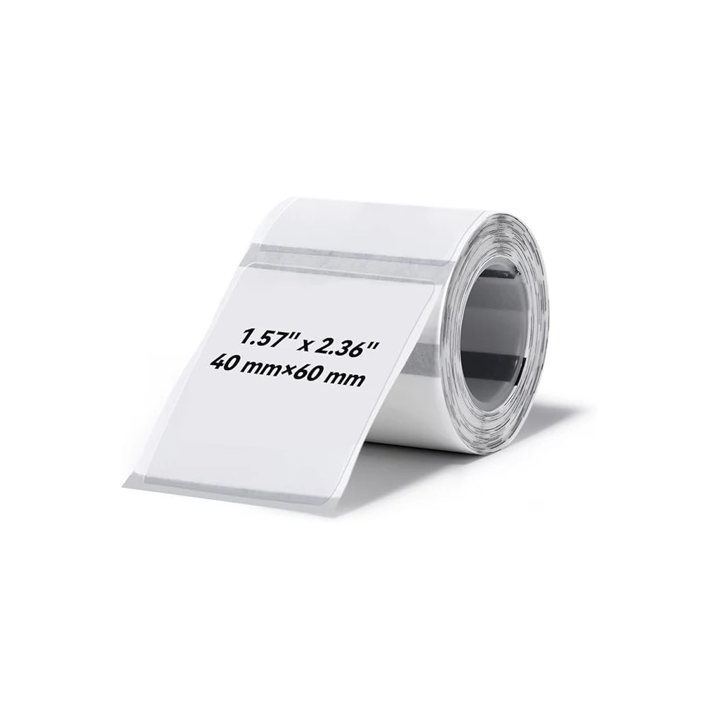 NIIMBOT T40 Etiket 40mm x 60mm 125 adet Şeffaf (B1B21SB3S)(1923)