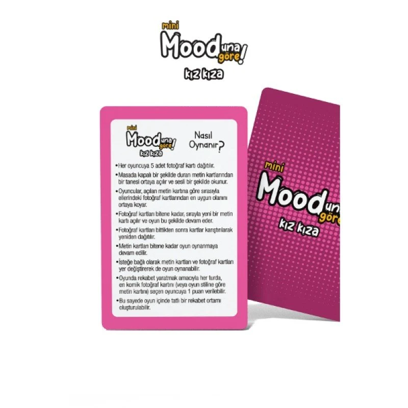 Mini Mooduna Göre Kız Kıza - Eğlenceli Kart Oyunu