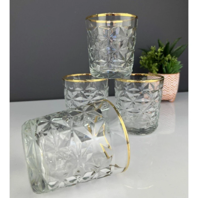 6'lı Kristal Meşrubat Bardağı 300 ml