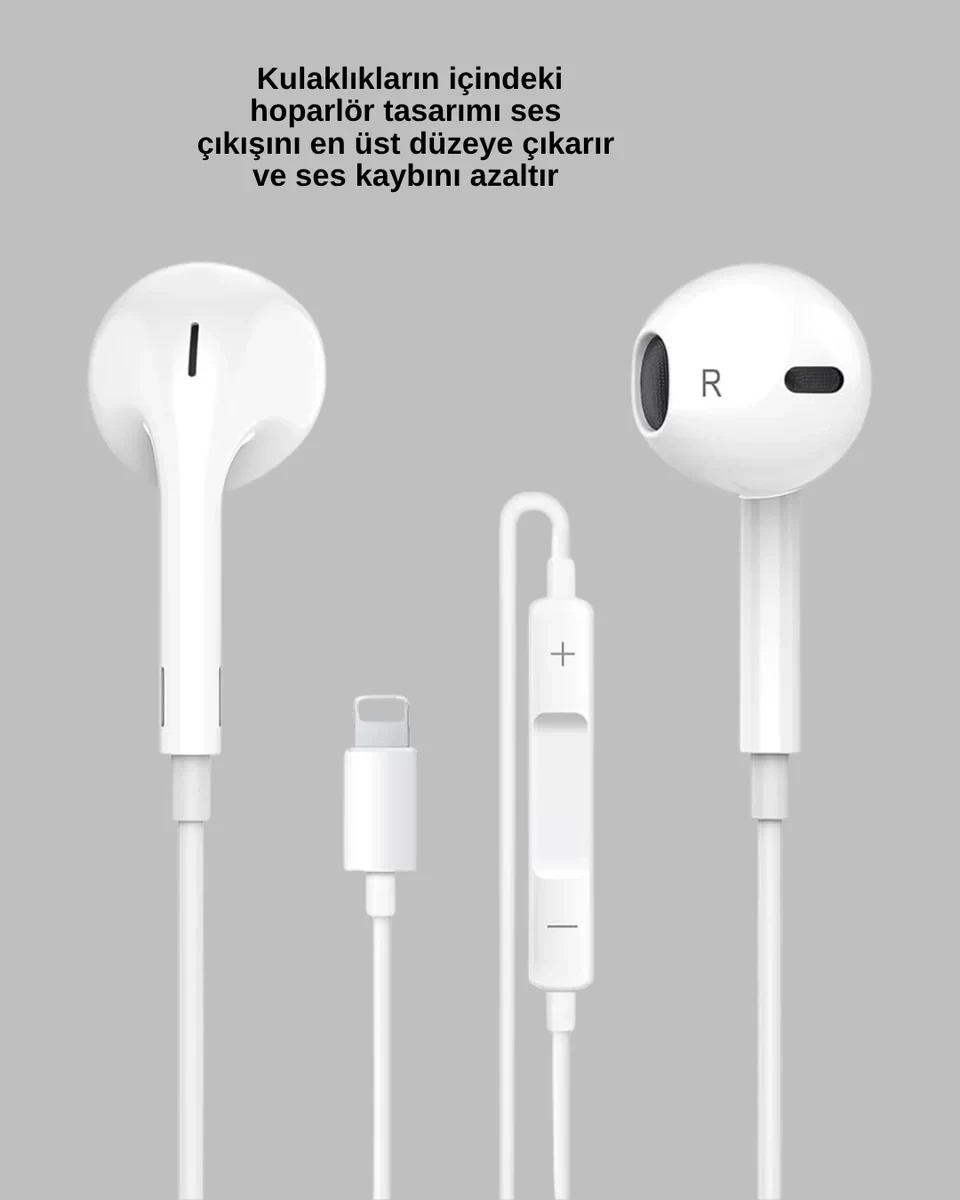 Konforlu Ergonomik Kare Tasarımlı Müzik ve Çağrı Kulaklığı Yeni Nesil