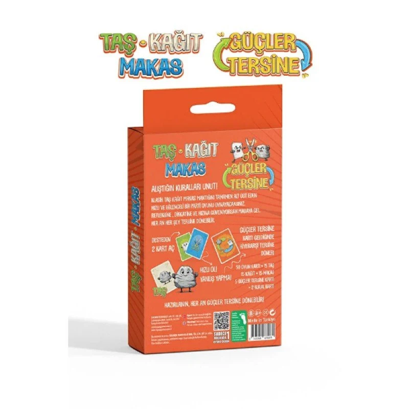 Taş Kağıt Makas Eğlenceli Kart Oyunu
