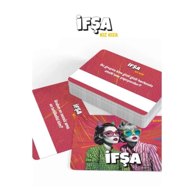 İfşa Kız Kıza Eğlenceli Kart Oyunu