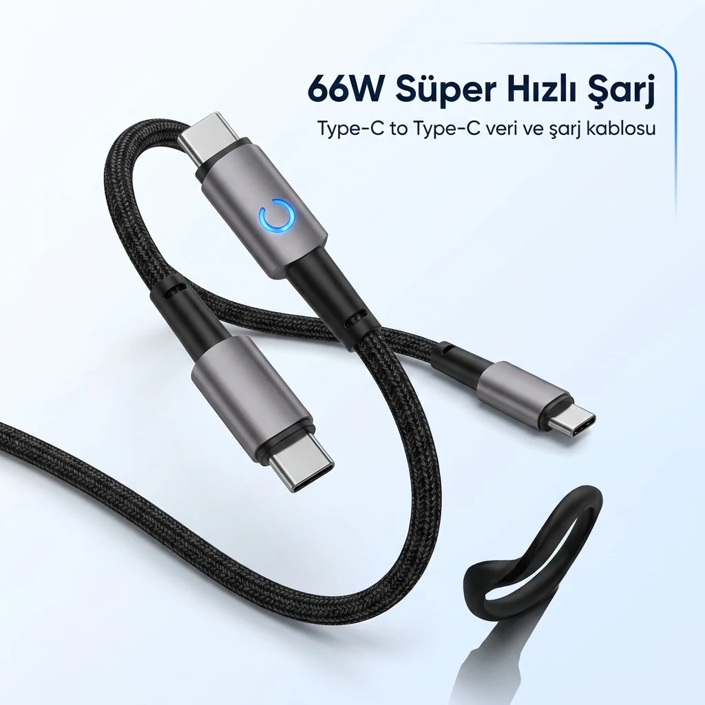 Type-C 66W Sarj Kablosu