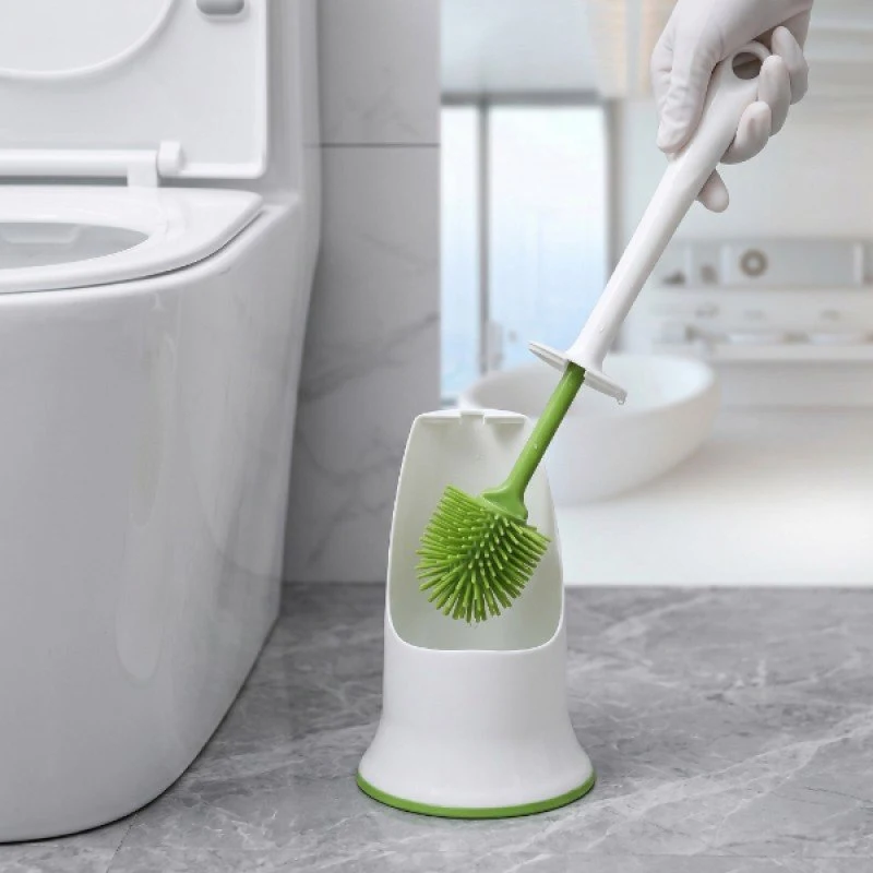 Ergonomik Silikon Tuvalet Fırçası