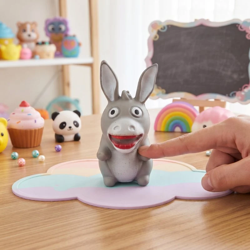 Eşek Tasarımlı Squishy - 12'li Paket - Yumuşak Oyuncak