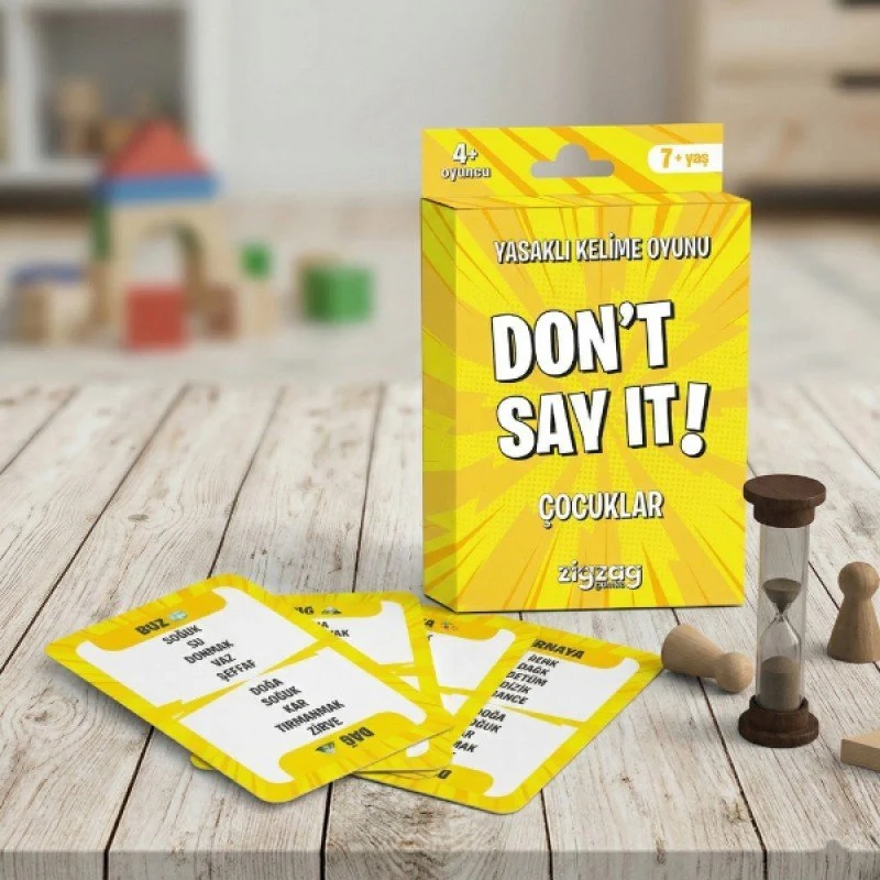 Yasaklı Kelime Oyunu Don't Say It! Çocuklar - Eğlenceli Kart Oyunu