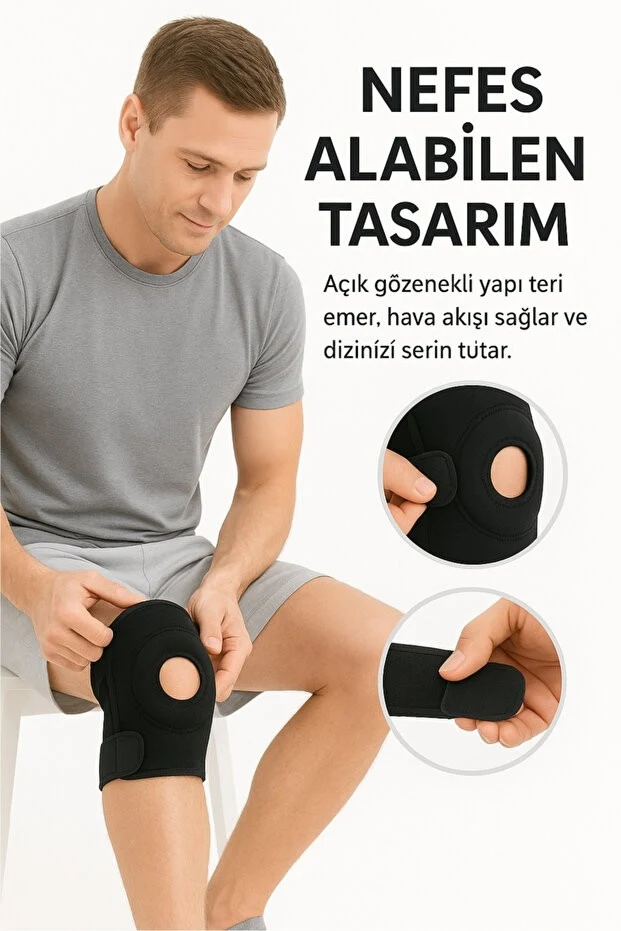 figiza Patella Ligament Destekli Ayarlanabilir Dizlik Menisküs Çapraz Bağ Koruyucu Medikal Diz Korsesi