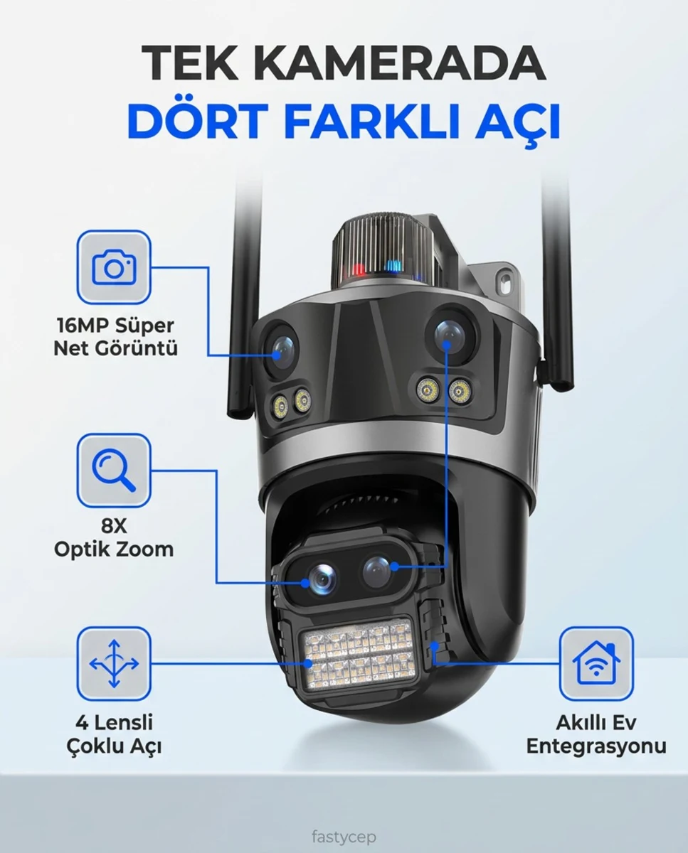 CMR57 8K 16MP 4 Lens – 3 Ekran