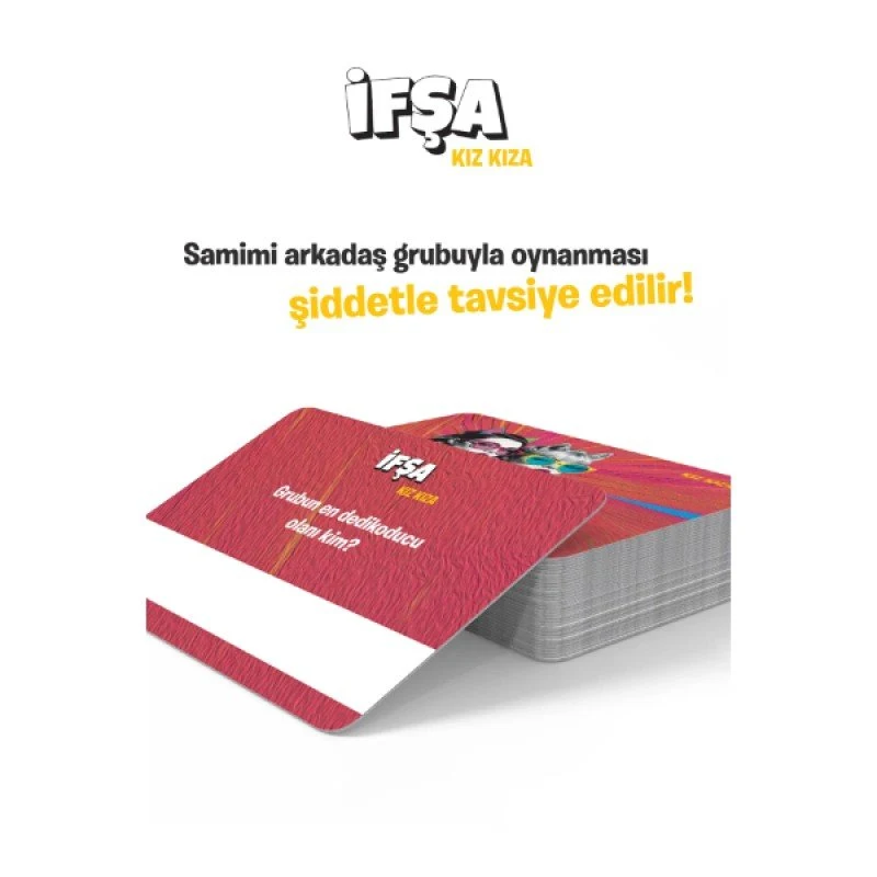 İfşa Kız Kıza Eğlenceli Kart Oyunu