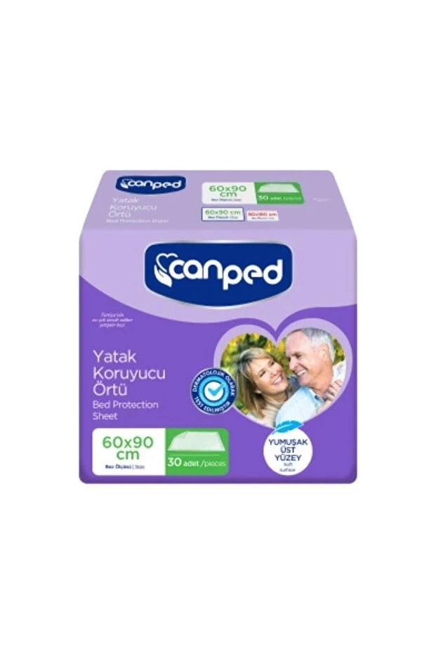 Canped Yatak Koruyucu Örtü 60 X 90 Cm 30 Lu