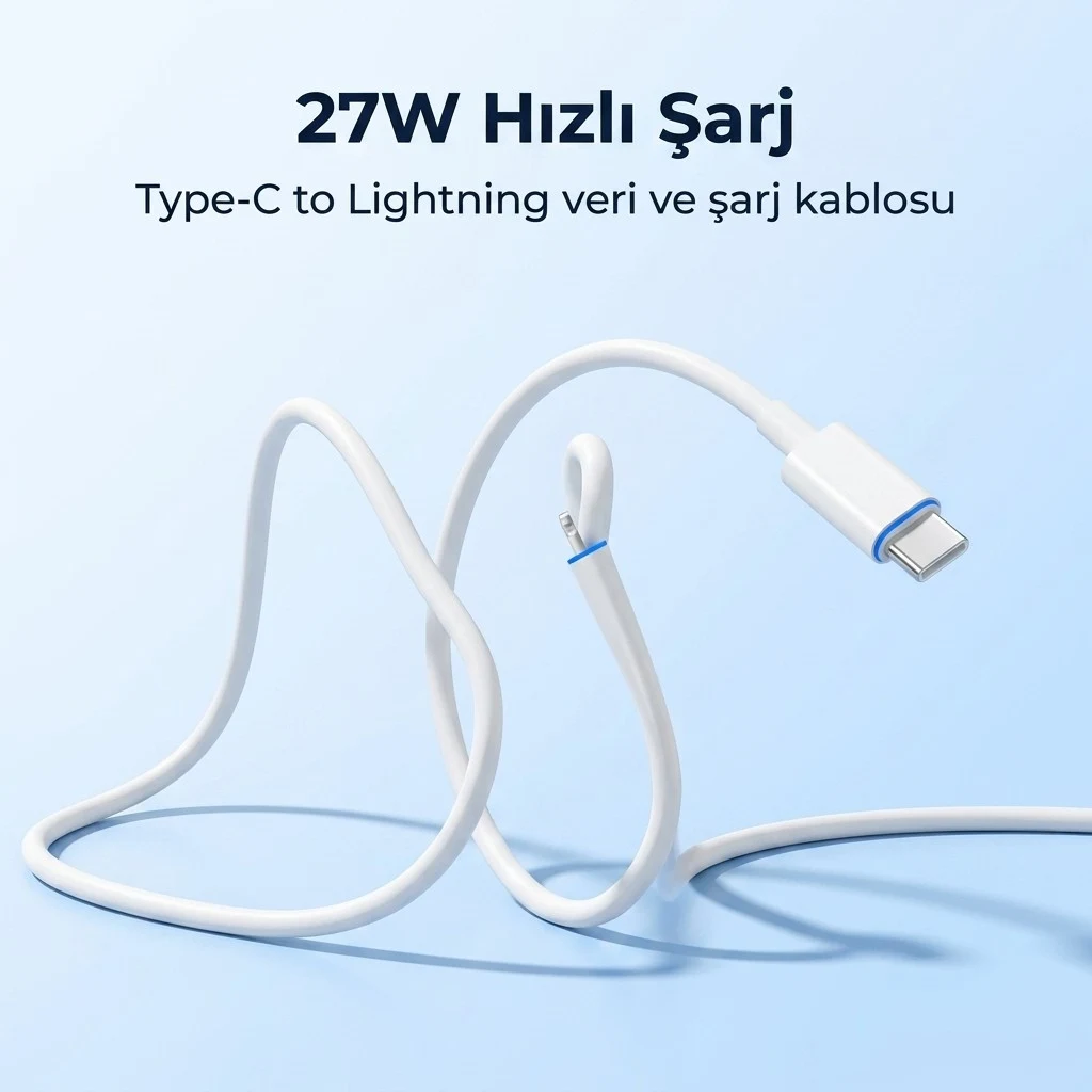 2.6A USB Lightning Sarj + Kablosu