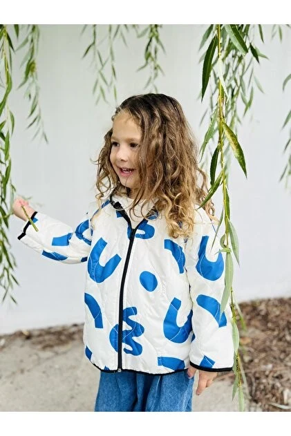 DİVİSTA Unisex Çocuk Kapüşonlu Peluş Mont