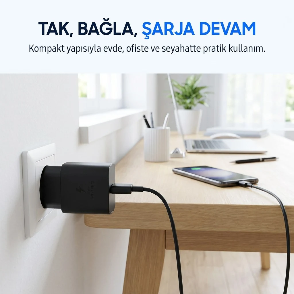 25w Type-c Girişli 3.0a Hızlı Şarj Adaptörü | Hızlı Şarj Destekli Usb C Duvar Priz Başlığı