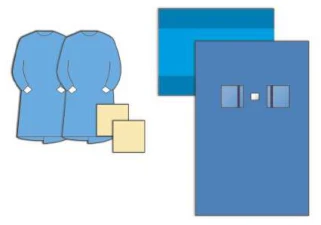 Ophtalmic Drape w/double pouch