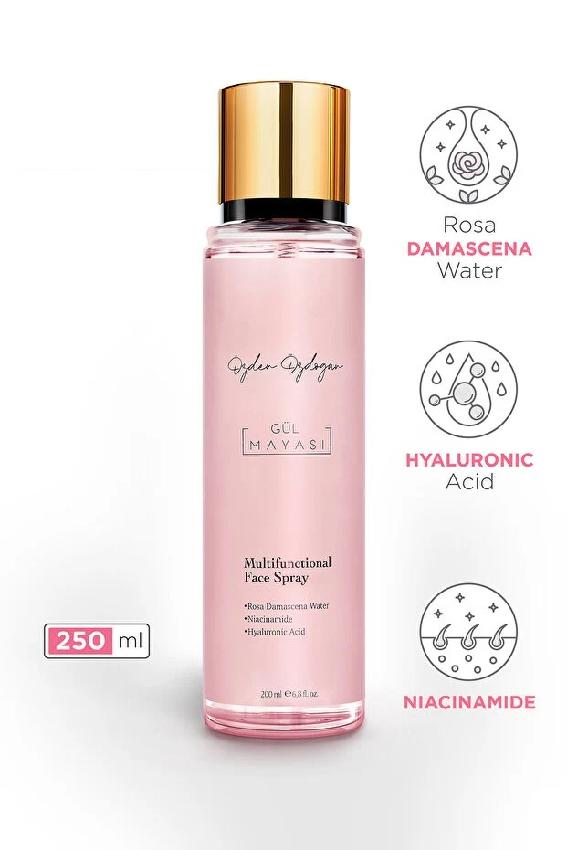 ÖZDEN ÖZDOĞAN Gül Mayası Aydınlatıcı ve Gözenek Sıkılaştırıcı Tonik 200 ml.